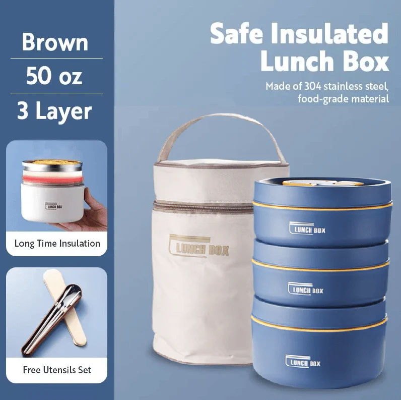 ( Promotion 49% OFF) Portable Insulated Lunch Container Set - BUY 2 FREE SHIPPING - Image 15