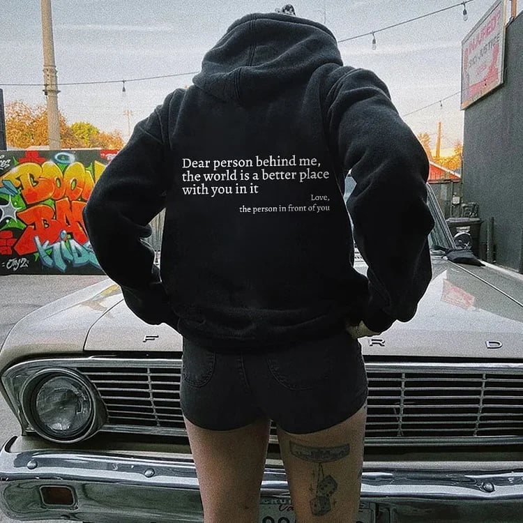 'Dear Person Behind Me' Sweatshirt - Image 2