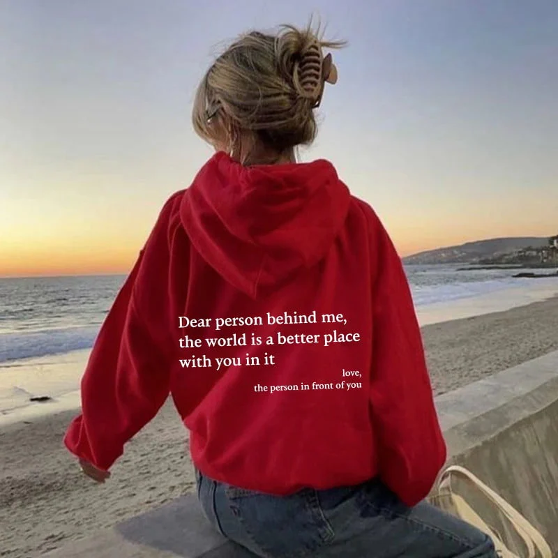 'Dear Person Behind Me' Sweatshirt - Image 5