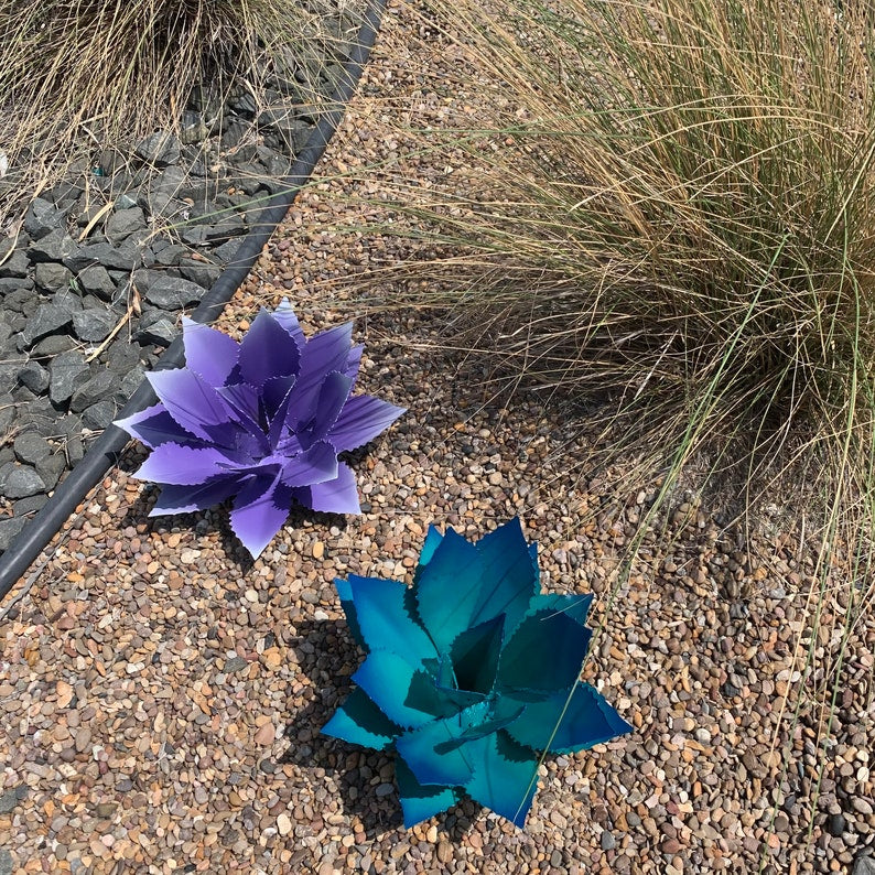 Decorative metal plant agave - Garden Art - Image 3