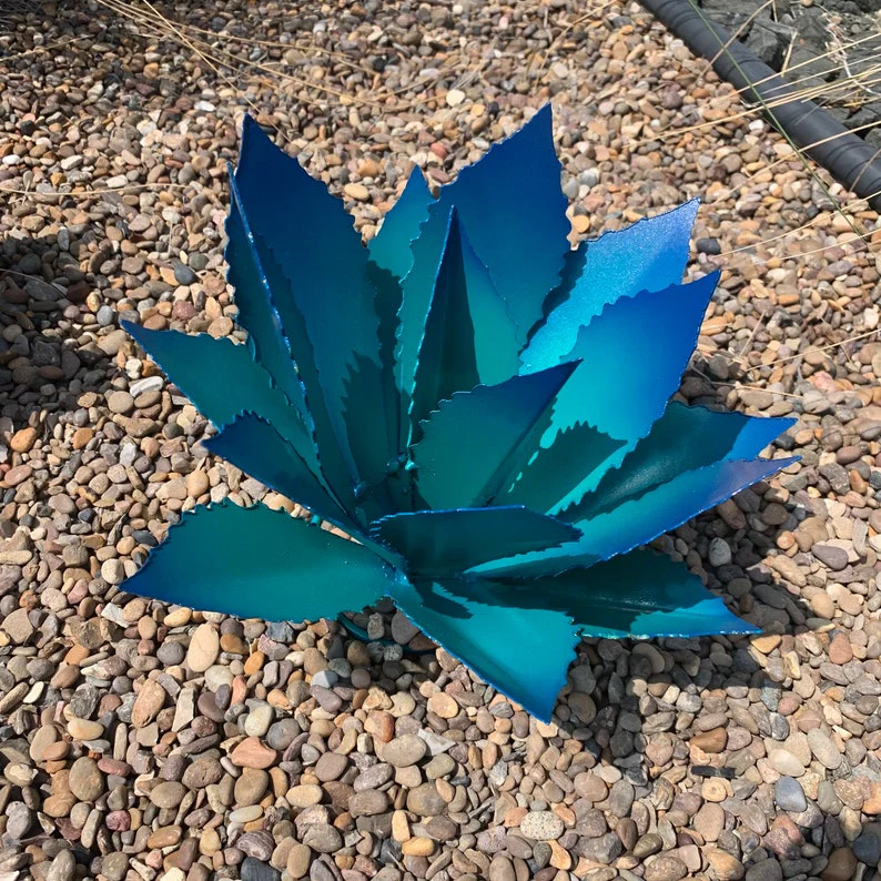 Decorative metal plant agave - Garden Art - Image 6
