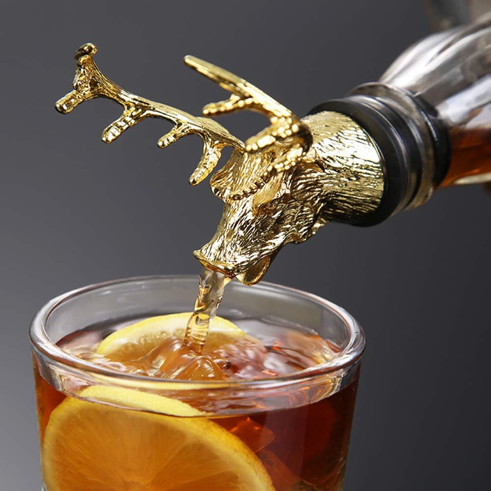 Deer Head Wine Pourer - Image 3