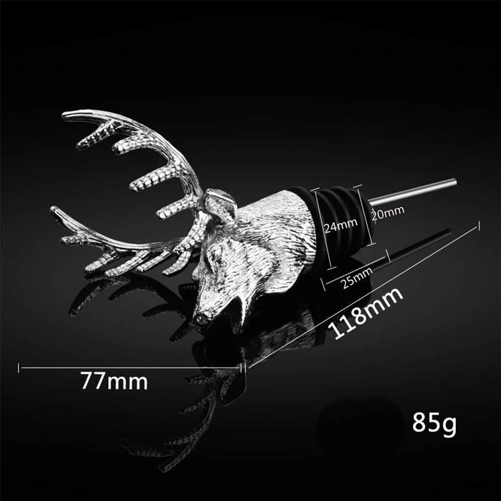 Deer Head Wine Pourer - Image 8