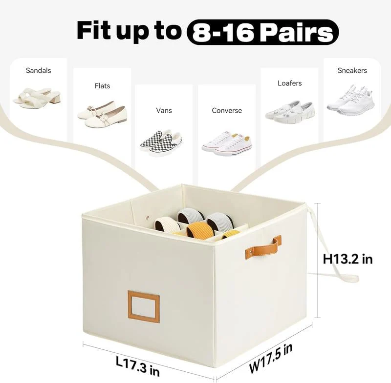 🔥Fabric Shoe Organizer Storage Box - Image 10