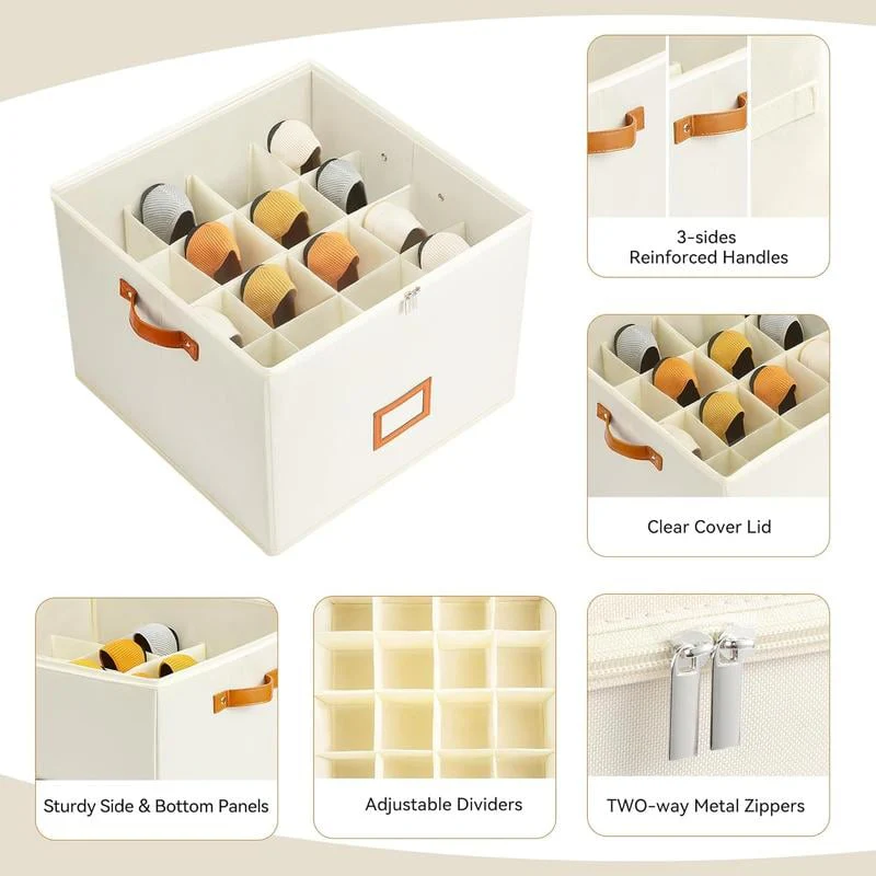 🔥Fabric Shoe Organizer Storage Box - Image 5