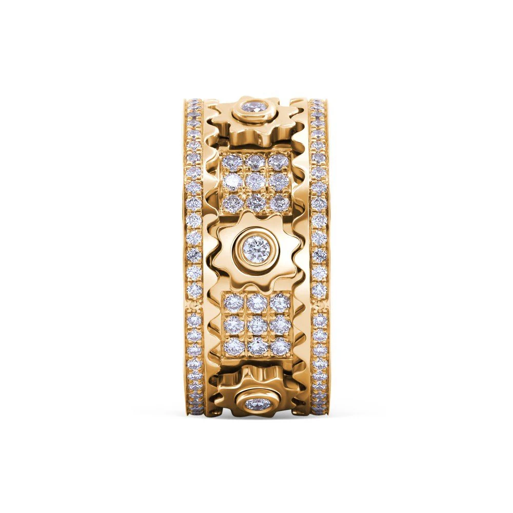 🔥HOT SALE 🔥-Diamond Crystal Gear Ring - Image 16