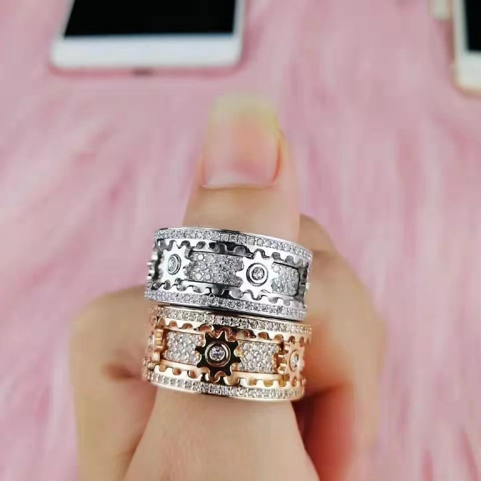 🔥HOT SALE 🔥-Diamond Crystal Gear Ring - Image 8