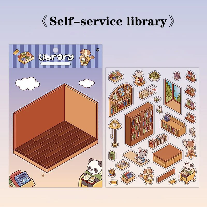 ✨DIY 3D House Stickers 🎁Give away free A pair of tweezers - Image 22