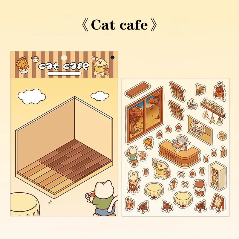 ✨DIY 3D House Stickers 🎁Give away free A pair of tweezers - Image 23