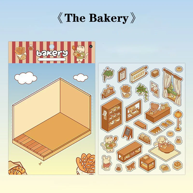 ✨DIY 3D House Stickers 🎁Give away free A pair of tweezers - Image 24