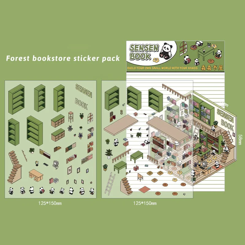 ✨DIY 3D House Stickers 🎁Give away free A pair of tweezers - Image 31