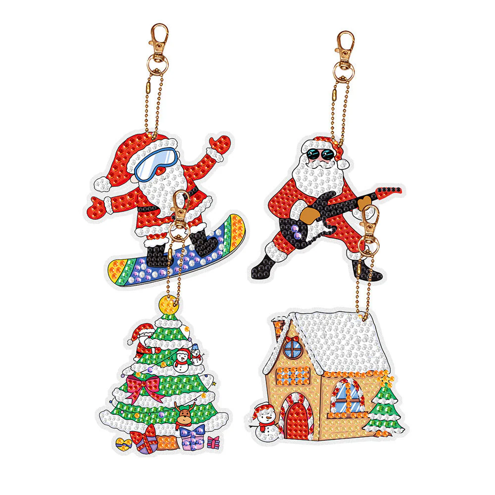 🎁Christmas DIY Diamond Painting Keychain - Image 11