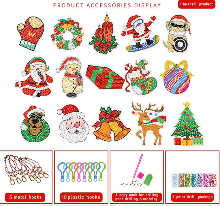 🎁Christmas DIY Diamond Painting Keychain - Image 6