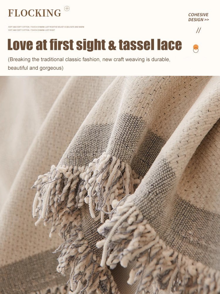 Double sided chenille sofa cover - Image 6