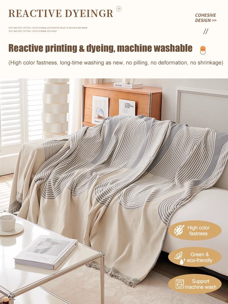 Double sided chenille sofa cover - Image 7