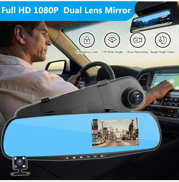 1080P Full HD Video Car Driving Recorder - Image 3
