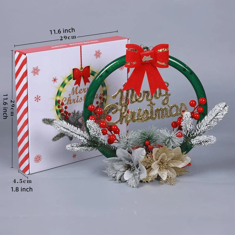 (🌲 Early Christmas Sale)🎁 Christmas Wreath Decorations with LED Lights💥 - Image 6