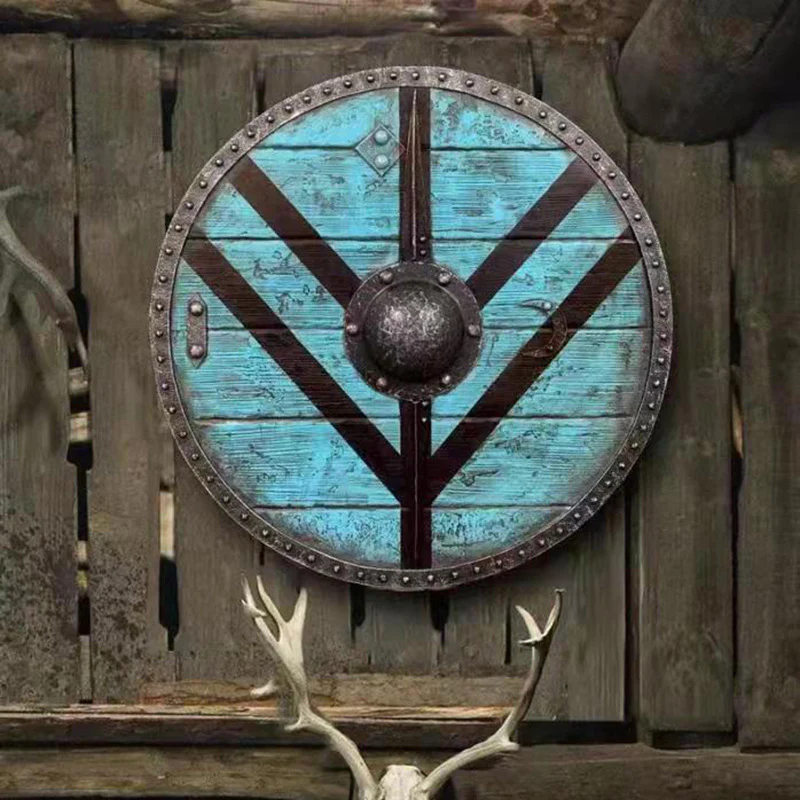 Eivor Valhalla Raven Battle Damaged Viking Wooden Shield 30CM - Image 14