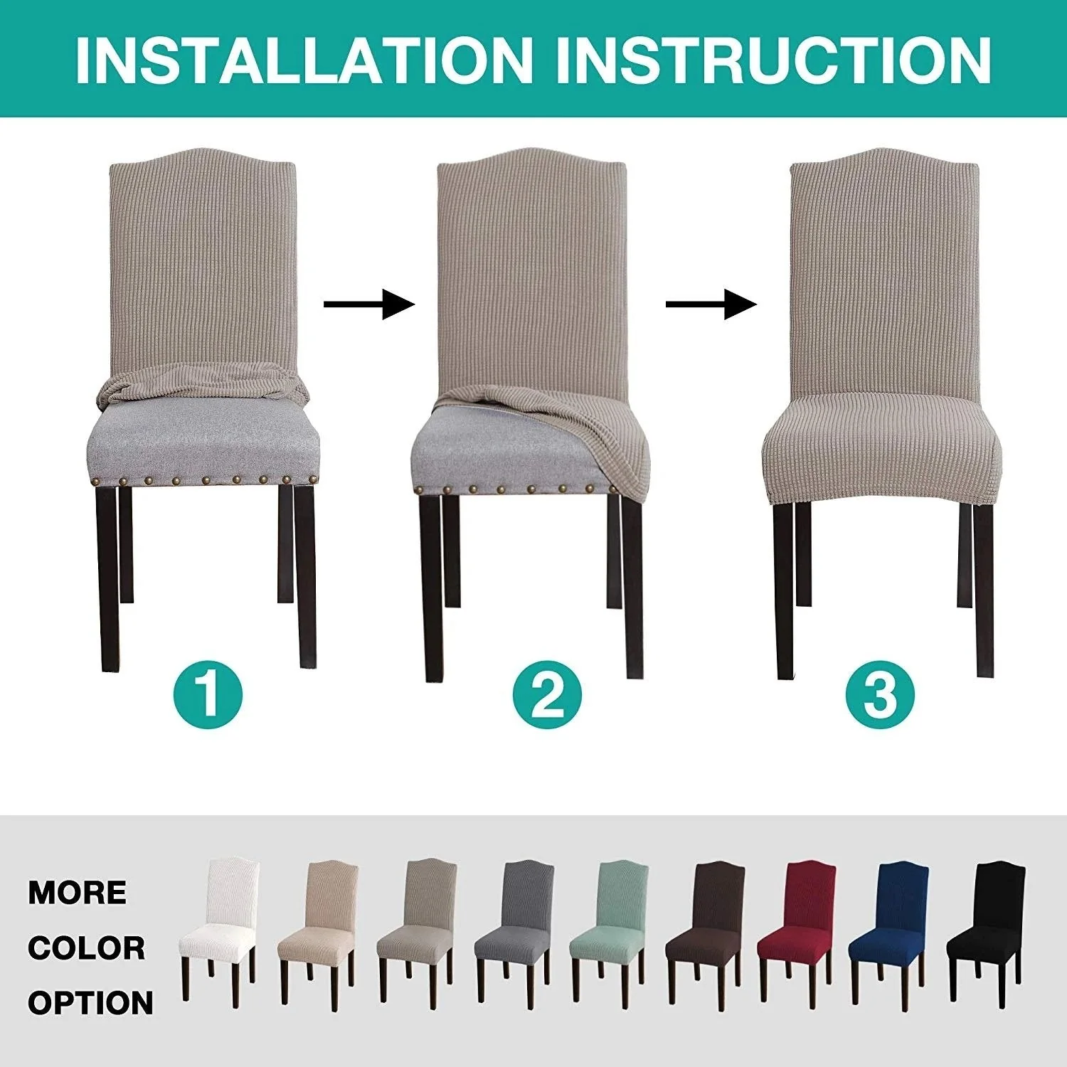 Elastic Chair Covers (๐ Special Offer - 50% Off + Buy 6 Free Shipping) - Image 5