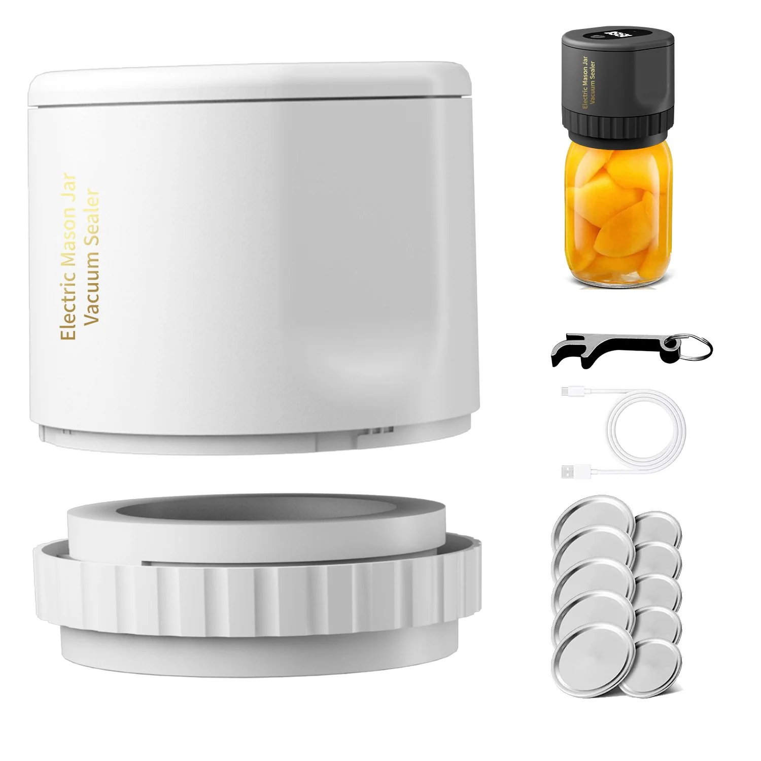 🎄Christmas Sale🎅Electric Vacuum Sealer For Mason Jars - Image 2
