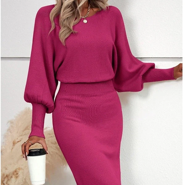Elegant Knitted Dress 2-piece Set - Buy two and get free shipping! - Image 5