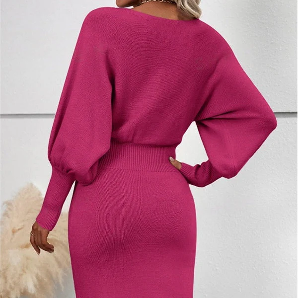 Elegant Knitted Dress 2-piece Set - Buy two and get free shipping! - Image 6