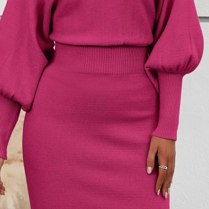 Elegant Knitted Dress 2-piece Set - Buy two and get free shipping! - Image 8