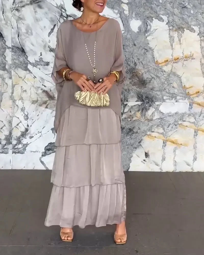 š„Promotionš„Elegant V-neck Maxi Dress(BUY 2 FREE SHIPPING) - Image 13