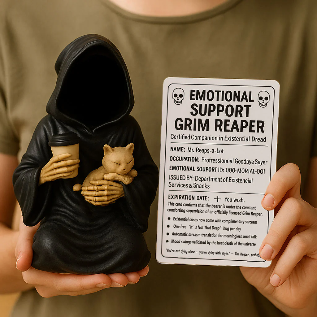 Emotional Support Grim Reaper Figurine - Image 2