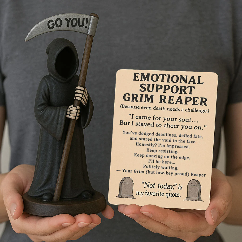 Emotional Support Grim Reaper Figurine - Image 4