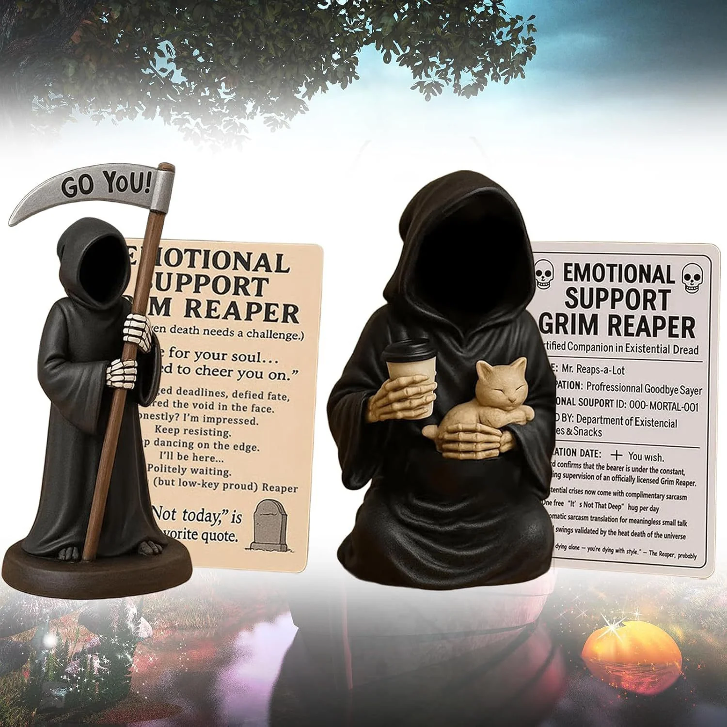 Emotional Support Grim Reaper Figurine - Image 5