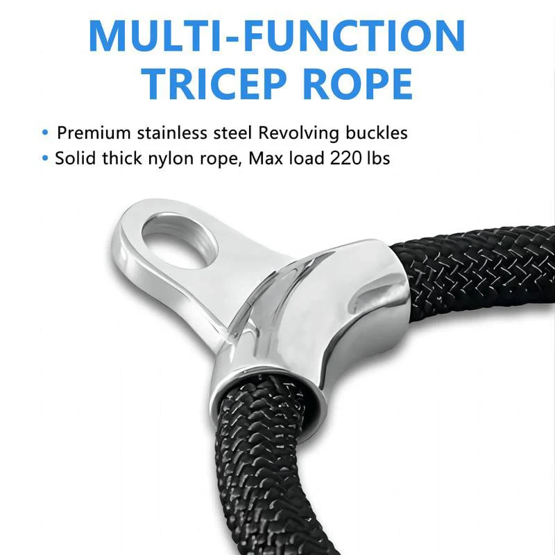 Ergonomic Handle Triceps Training Cord - Image 5