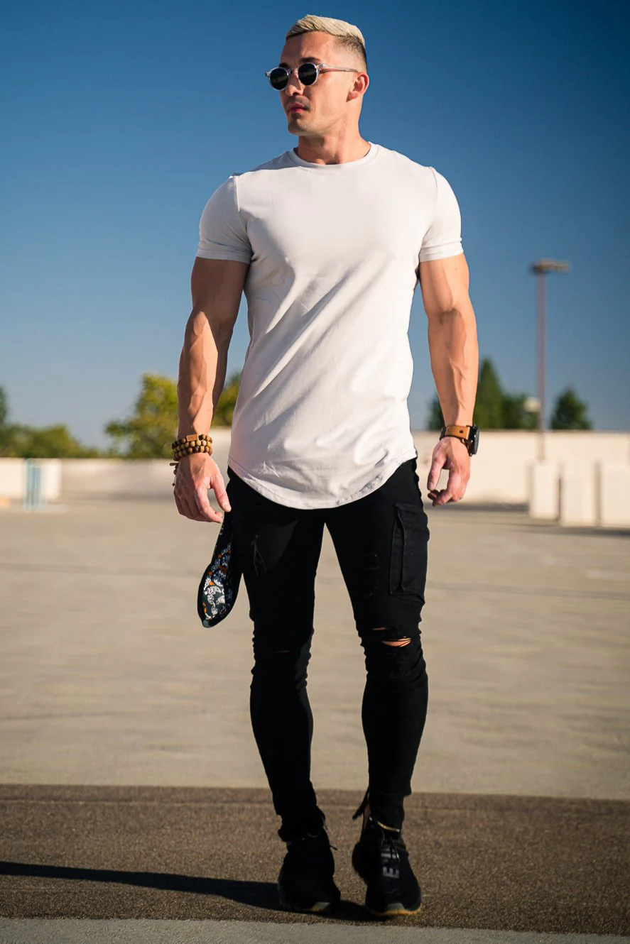 ESSENTIAL DROP-CUT T-SHIRT - Image 2