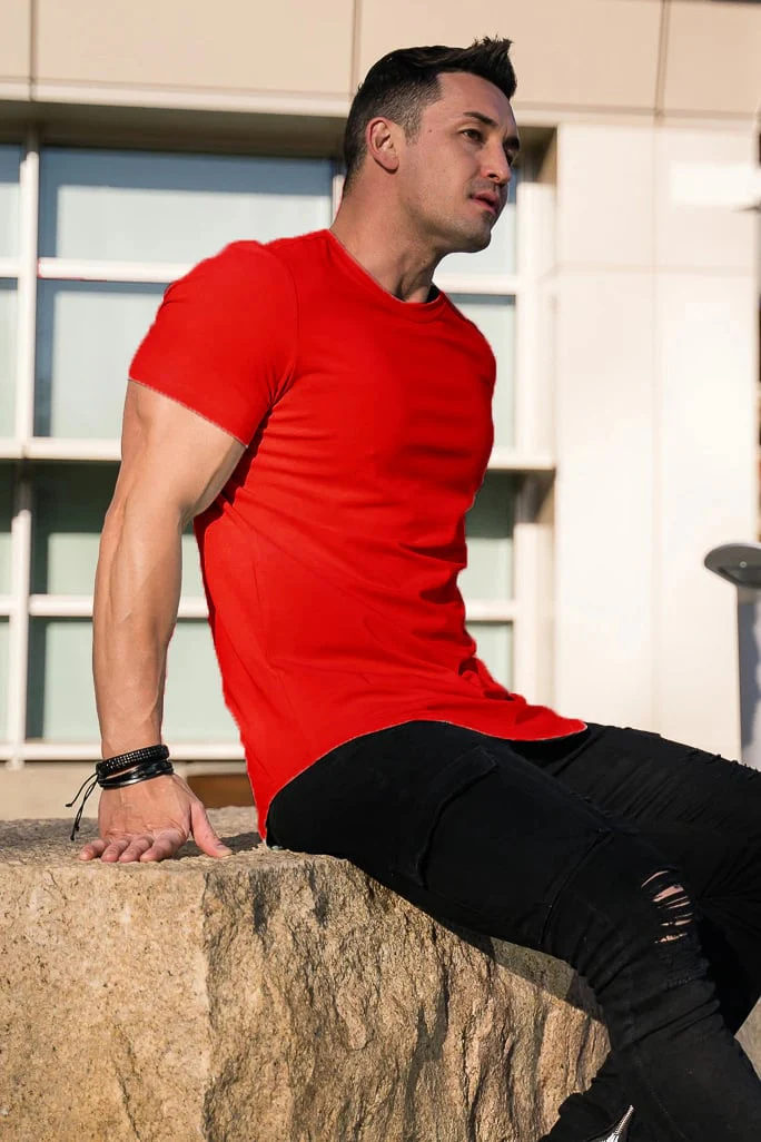 ESSENTIAL DROP-CUT T-SHIRT - Image 5