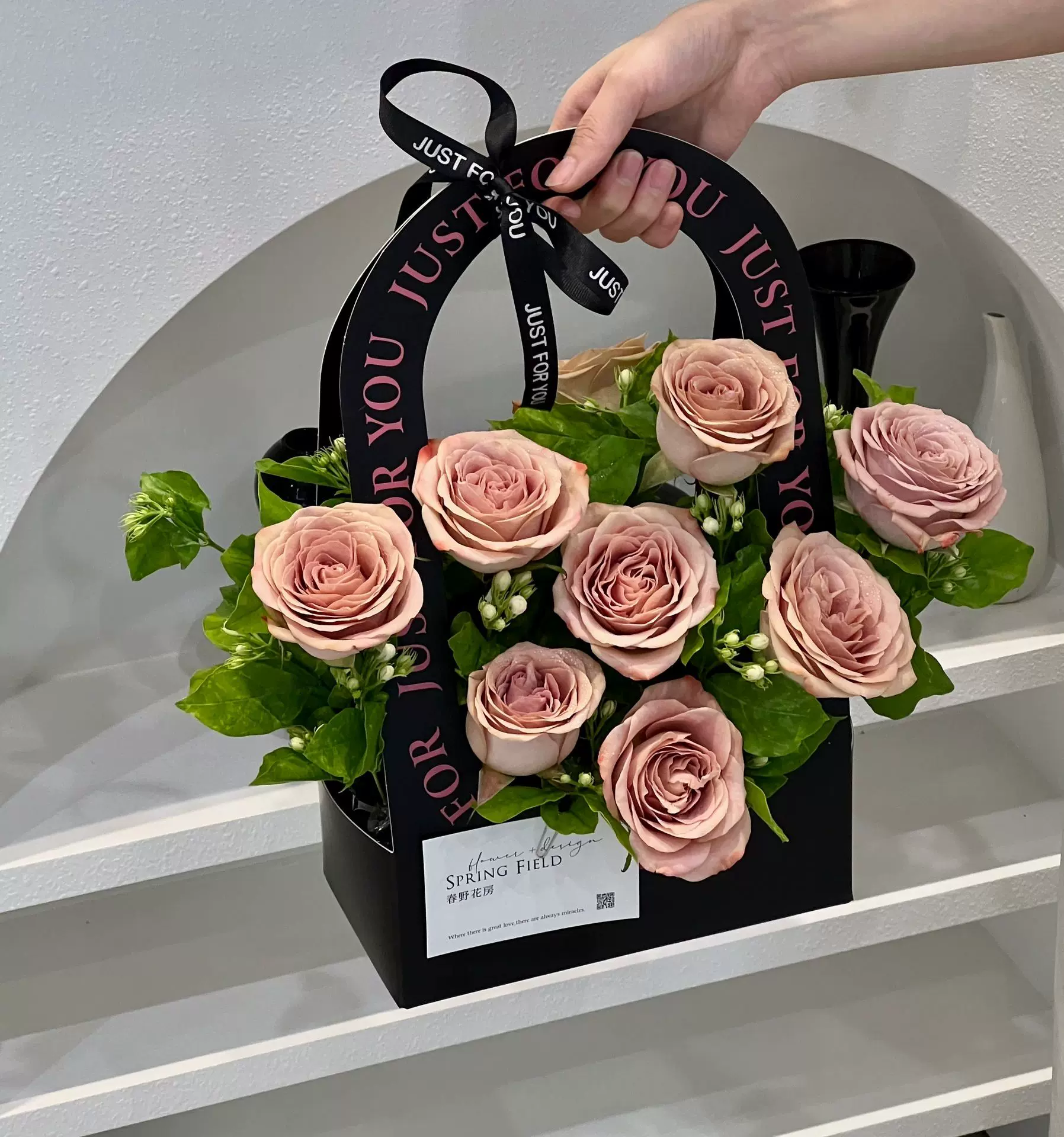 🌸Perfect decoration for wedding festivals-DIY paper box flower belt-handbag - Image 10