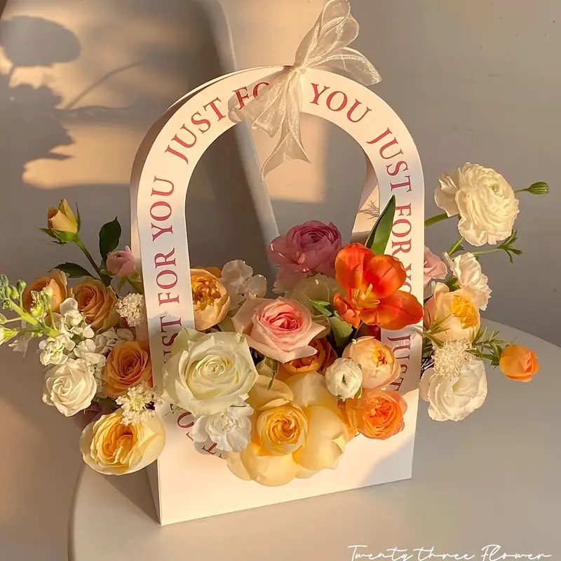 🌸Perfect decoration for wedding festivals-DIY paper box flower belt-handbag - Image 5