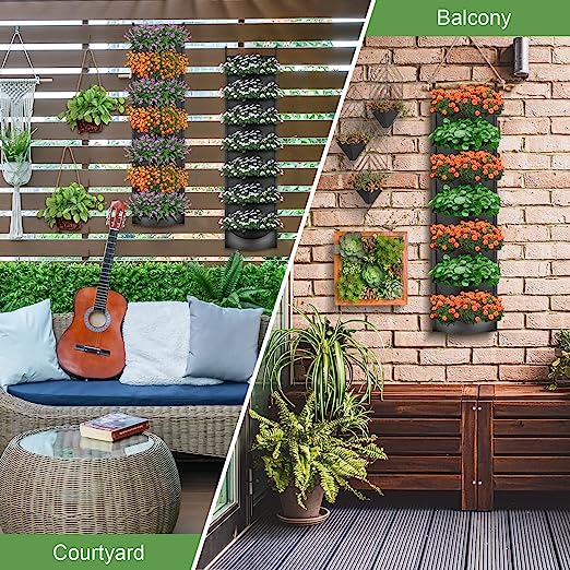 (🔥Promotion-SAVE 50% OFF)🌷7 Pockets Hanging Vertical Planter-BUY 3 GET FREE SHIPPING - Image 9