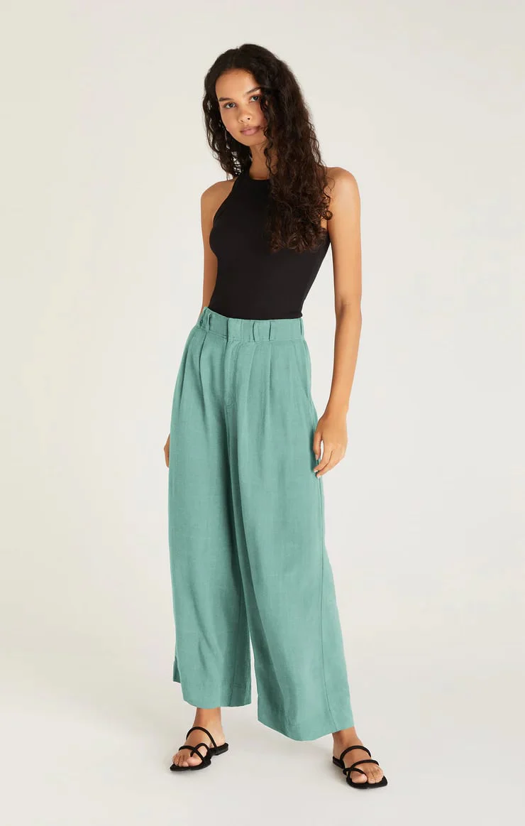 49% OFFđ„Women's elastic high waist casual wide leg pants (Buy 2 Free Shipping) - Image 17