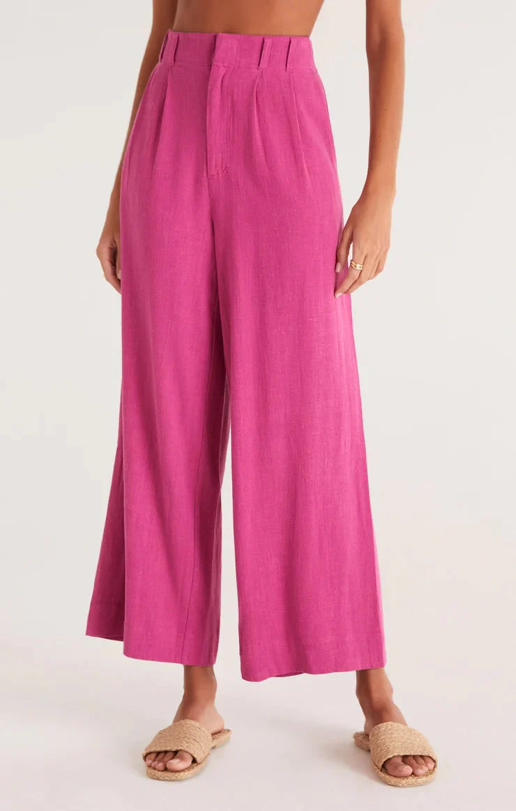 49% OFFđ„Women's elastic high waist casual wide leg pants (Buy 2 Free Shipping) - Image 22