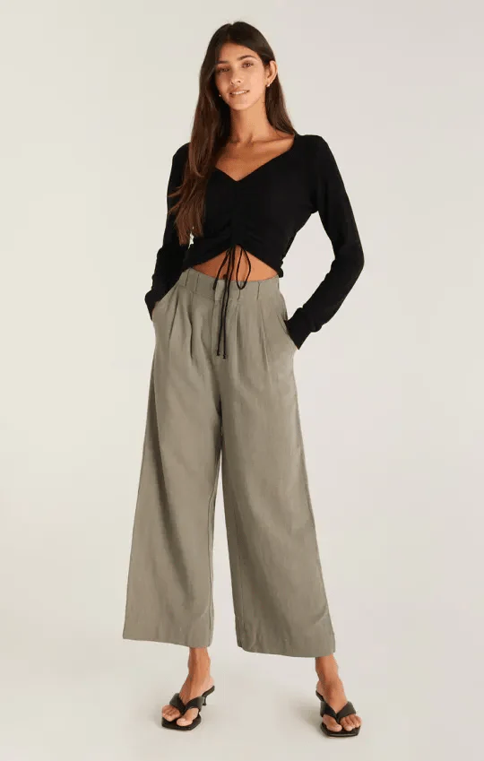 49% OFFđ„Women's elastic high waist casual wide leg pants (Buy 2 Free Shipping) - Image 8