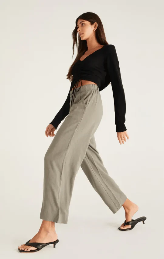 49% OFFđ„Women's elastic high waist casual wide leg pants (Buy 2 Free Shipping) - Image 9