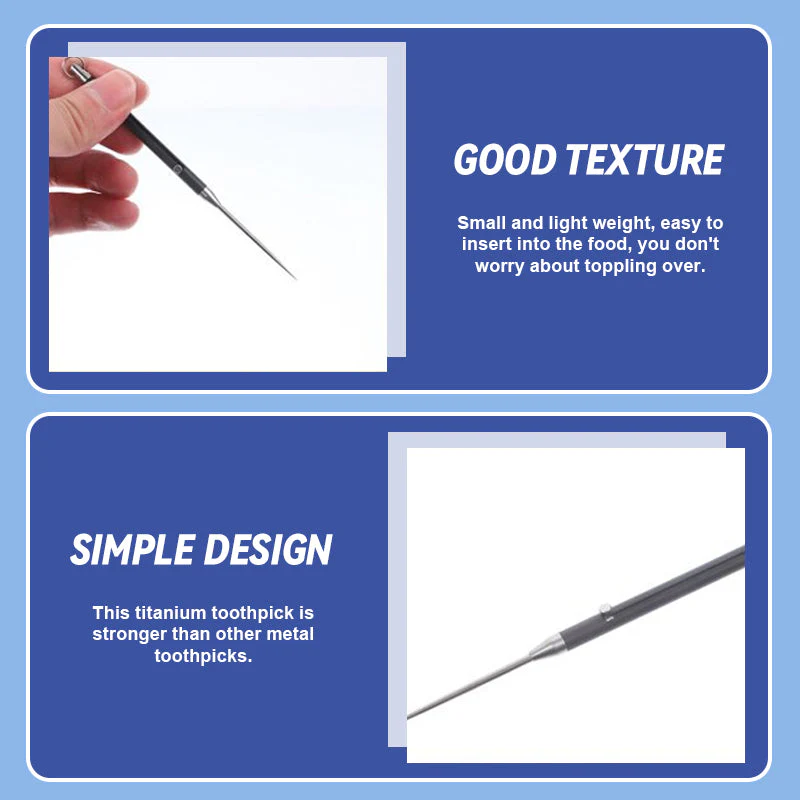 🔥Buy 5 get 10 free🔥Multi-functional titanium alloy retractable toothpick - Image 4