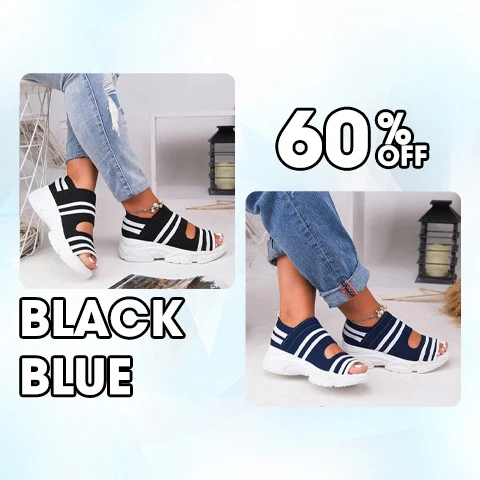 🔥💰Promotion 70% OFF!👭 Leather Orthopedic Arch Support Sandals Diabetic Knitting Walking Sandals. - Image 6