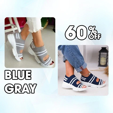 🔥💰Promotion 70% OFF!👭 Leather Orthopedic Arch Support Sandals Diabetic Knitting Walking Sandals. - Image 8