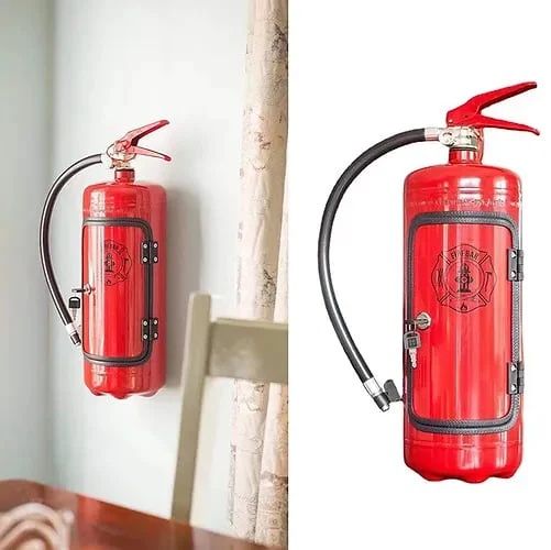 "My Cave My Rules" gift Can Bar Set Fire Extinguisher - Image 3