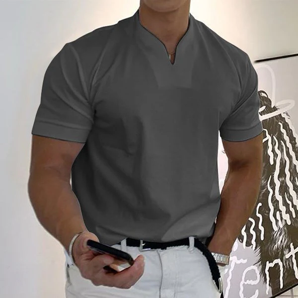 🔥2023 Men Gentlemans business Short Sleeve Fitness T Shirt - Image 4
