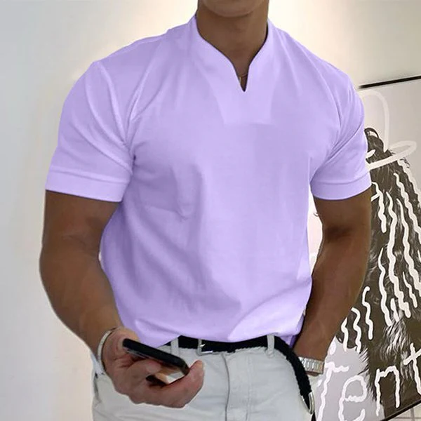 🔥2023 Men Gentlemans business Short Sleeve Fitness T Shirt - Image 8