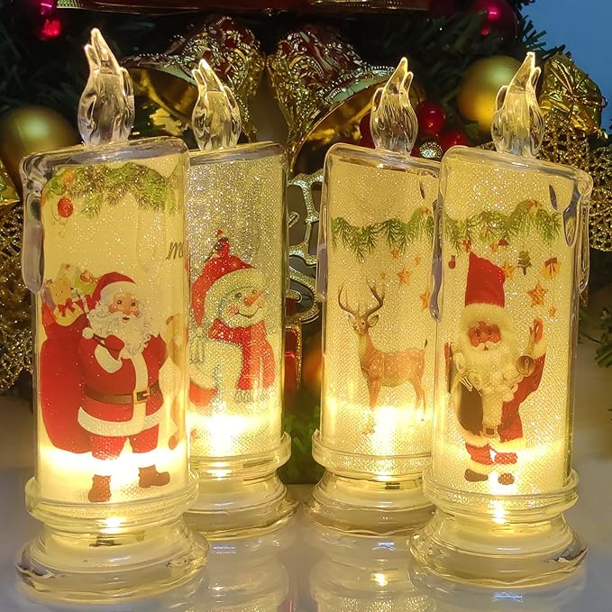 🌲🌲Flameless LED Christmas Candle Lights, 🕯️🕯️Christmas/Halloween/Easter Special Gift🎁🎁 - Image 4