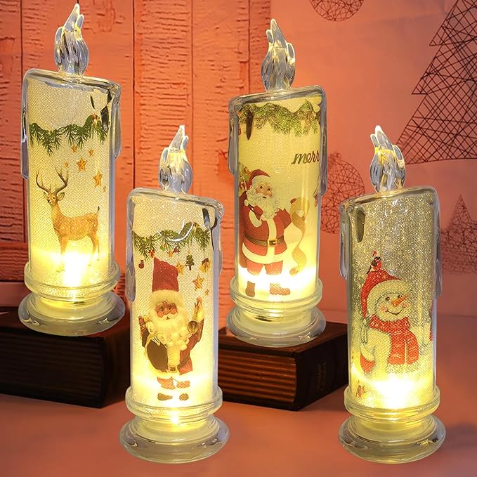 🌲🌲Flameless LED Christmas Candle Lights, 🕯️🕯️Christmas/Halloween/Easter Special Gift🎁🎁 - Image 5