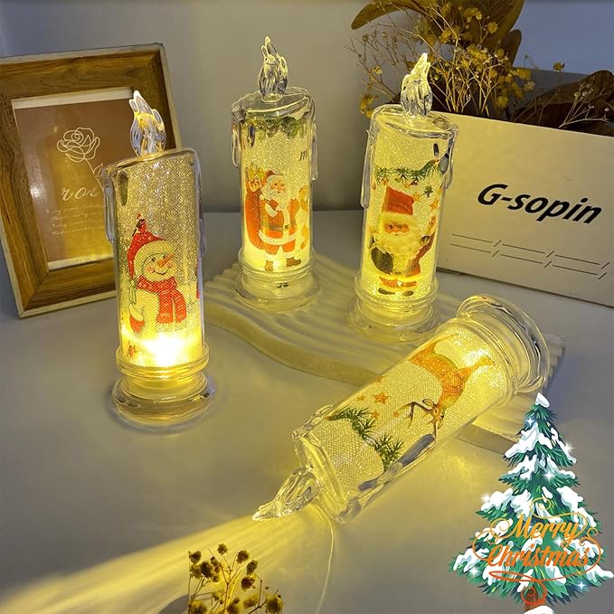 🌲🌲Flameless LED Christmas Candle Lights, 🕯️🕯️Christmas/Halloween/Easter Special Gift🎁🎁 - Image 7